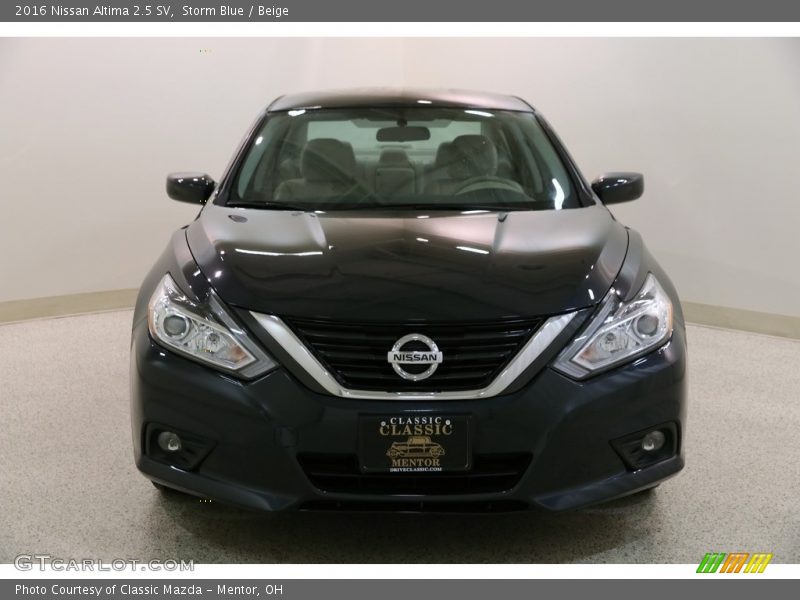 Storm Blue / Beige 2016 Nissan Altima 2.5 SV
