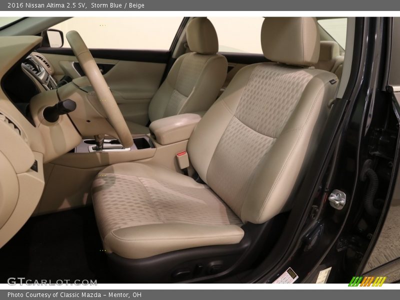 Storm Blue / Beige 2016 Nissan Altima 2.5 SV