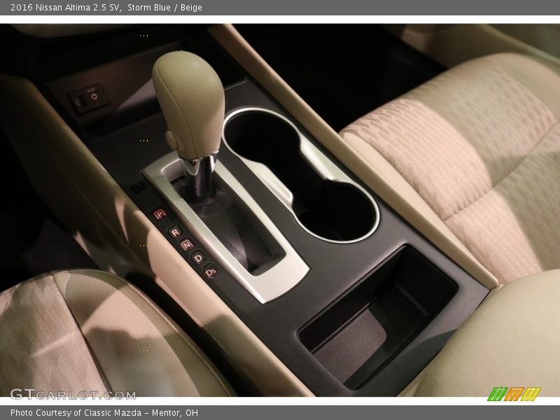 Storm Blue / Beige 2016 Nissan Altima 2.5 SV