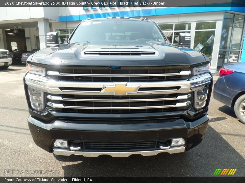 Black / Jet Black/­Umber 2020 Chevrolet Silverado 2500HD High Country Crew Cab 4x4