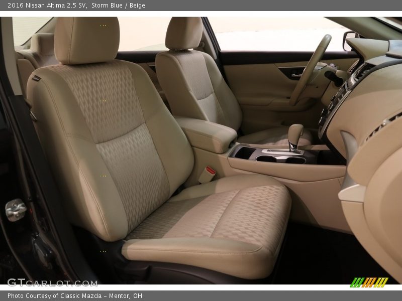 Storm Blue / Beige 2016 Nissan Altima 2.5 SV