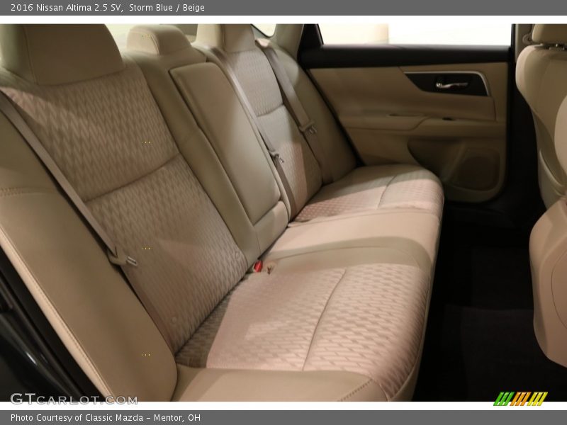 Storm Blue / Beige 2016 Nissan Altima 2.5 SV