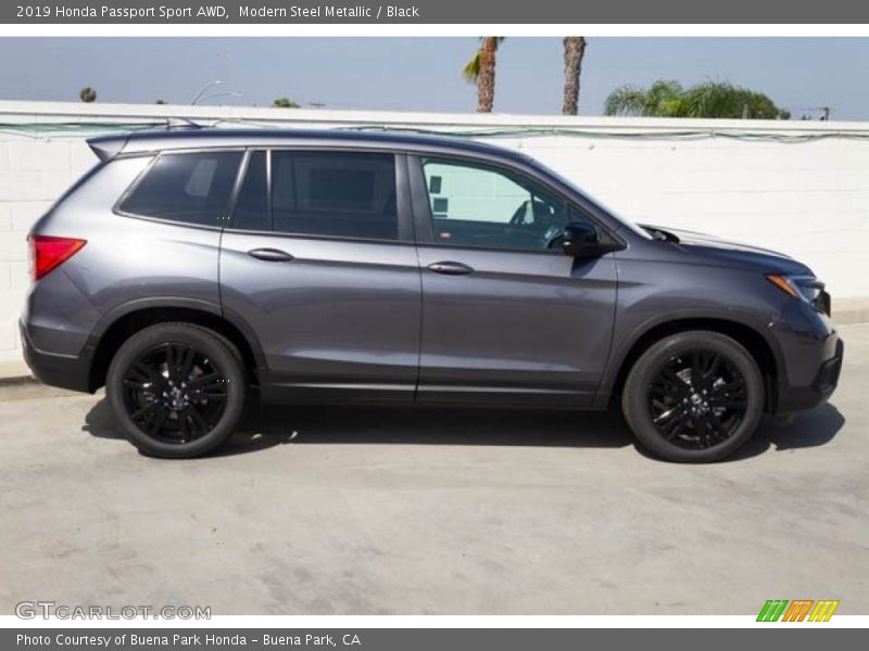 Modern Steel Metallic / Black 2019 Honda Passport Sport AWD