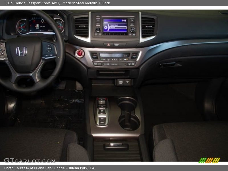 Modern Steel Metallic / Black 2019 Honda Passport Sport AWD