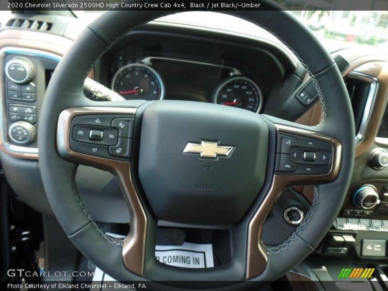  2020 Silverado 2500HD High Country Crew Cab 4x4 Steering Wheel