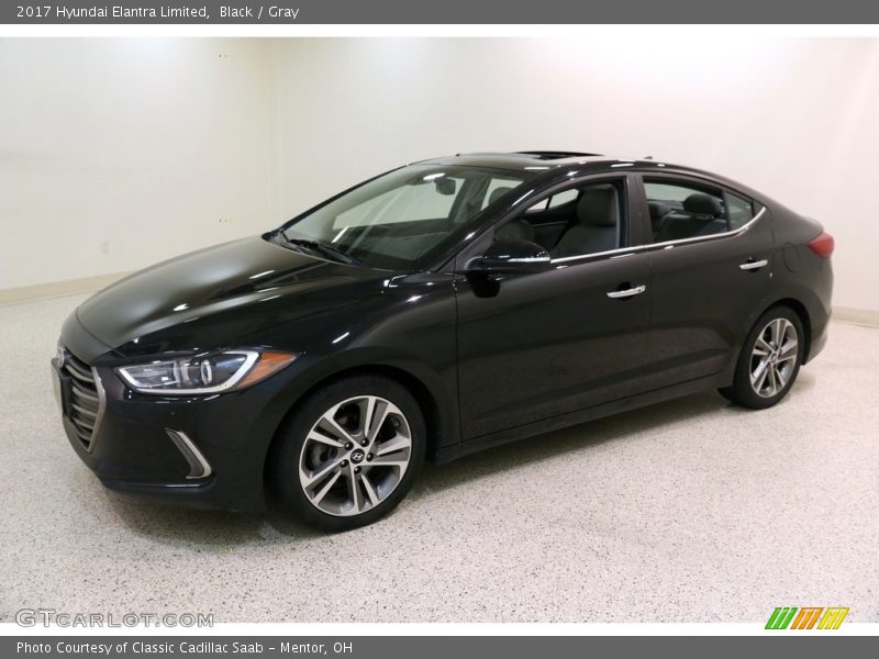 Black / Gray 2017 Hyundai Elantra Limited