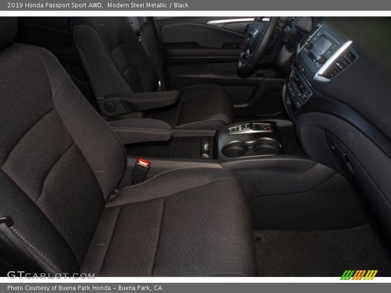 Modern Steel Metallic / Black 2019 Honda Passport Sport AWD