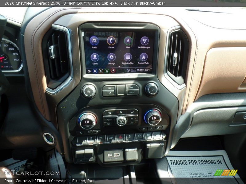Controls of 2020 Silverado 2500HD High Country Crew Cab 4x4