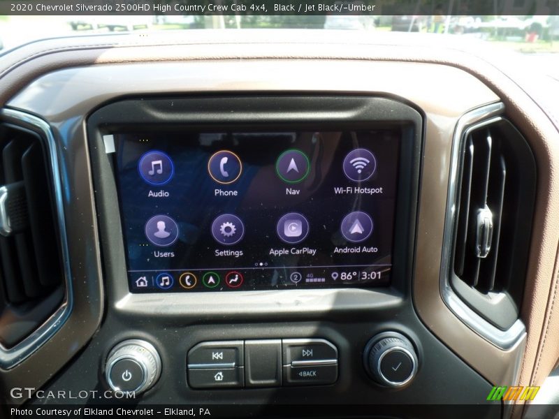 Black / Jet Black/­Umber 2020 Chevrolet Silverado 2500HD High Country Crew Cab 4x4