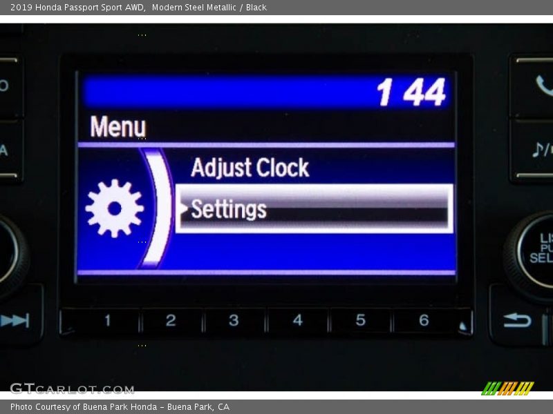 Modern Steel Metallic / Black 2019 Honda Passport Sport AWD