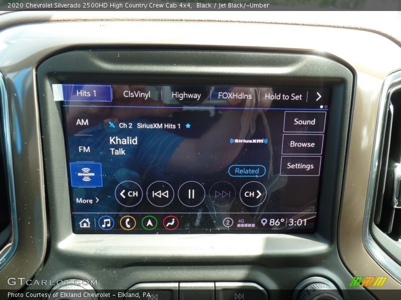 Controls of 2020 Silverado 2500HD High Country Crew Cab 4x4