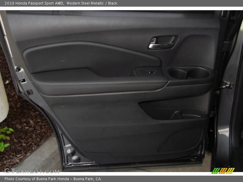 Modern Steel Metallic / Black 2019 Honda Passport Sport AWD