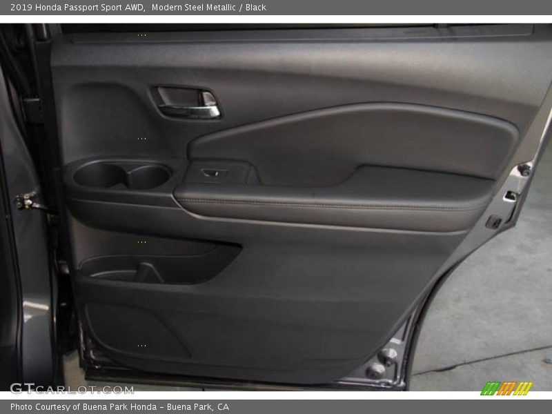 Modern Steel Metallic / Black 2019 Honda Passport Sport AWD