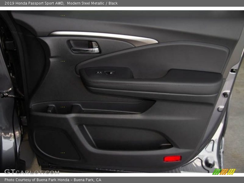 Modern Steel Metallic / Black 2019 Honda Passport Sport AWD