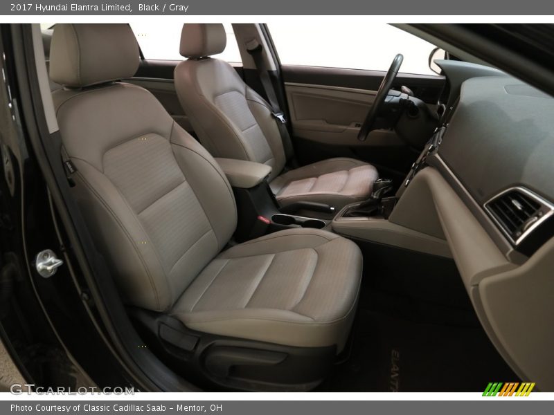 Black / Gray 2017 Hyundai Elantra Limited
