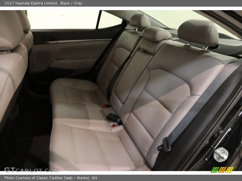Black / Gray 2017 Hyundai Elantra Limited