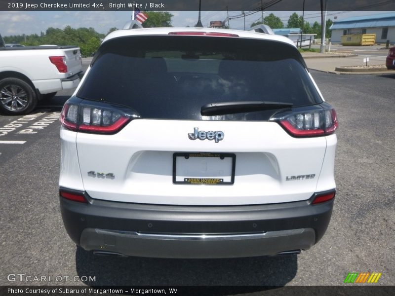 Bright White / Black 2019 Jeep Cherokee Limited 4x4