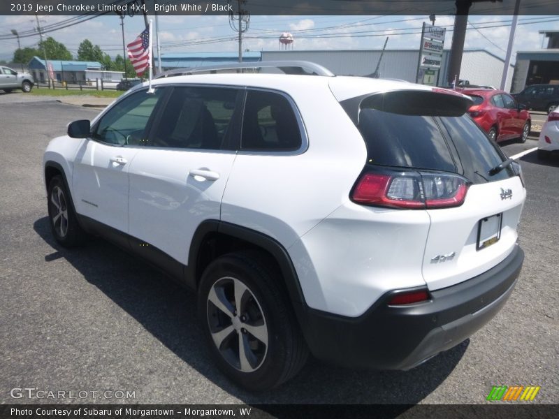 Bright White / Black 2019 Jeep Cherokee Limited 4x4