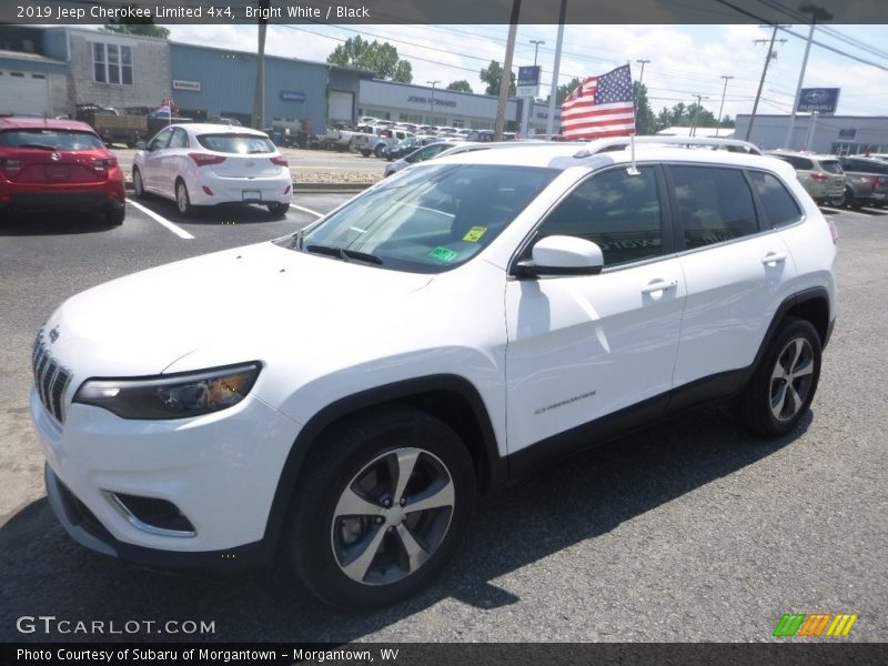 Bright White / Black 2019 Jeep Cherokee Limited 4x4