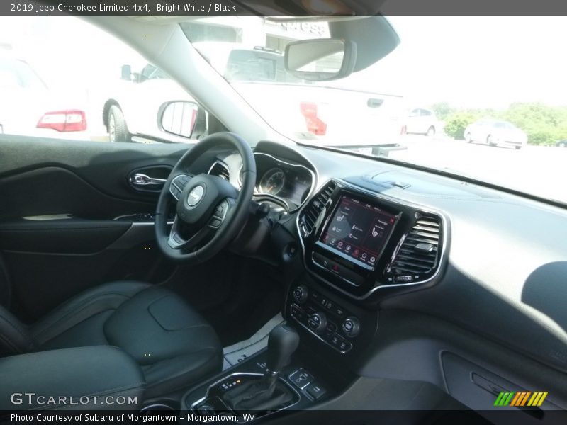 Bright White / Black 2019 Jeep Cherokee Limited 4x4