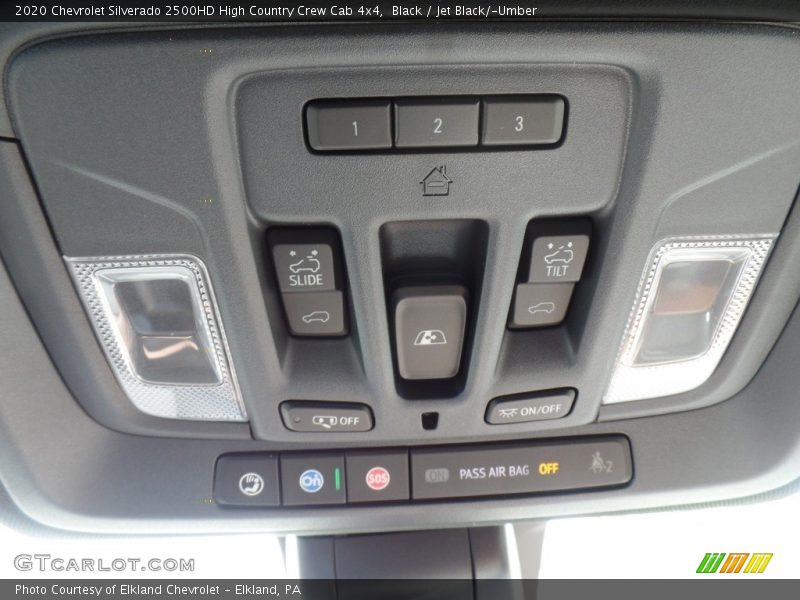 Controls of 2020 Silverado 2500HD High Country Crew Cab 4x4
