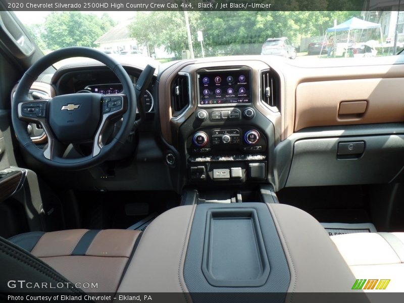 Dashboard of 2020 Silverado 2500HD High Country Crew Cab 4x4
