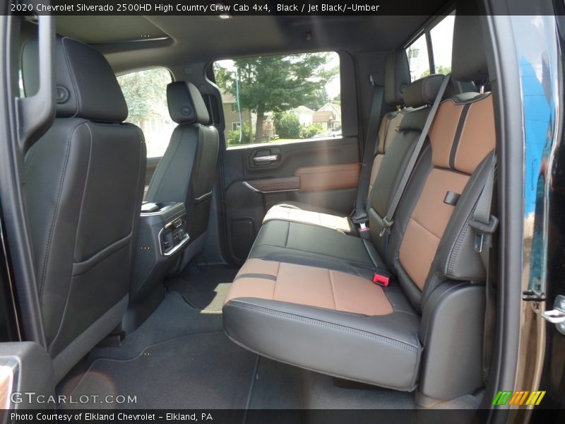 Rear Seat of 2020 Silverado 2500HD High Country Crew Cab 4x4