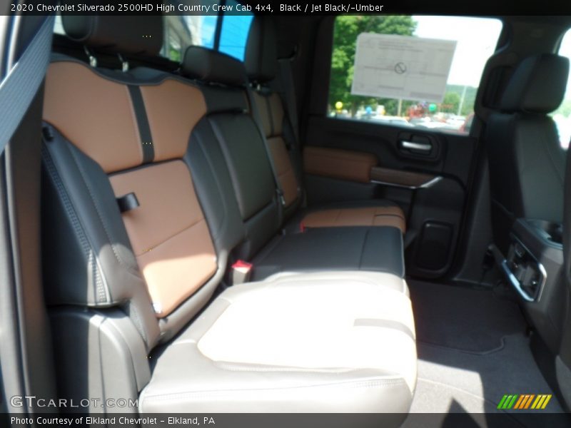 Rear Seat of 2020 Silverado 2500HD High Country Crew Cab 4x4