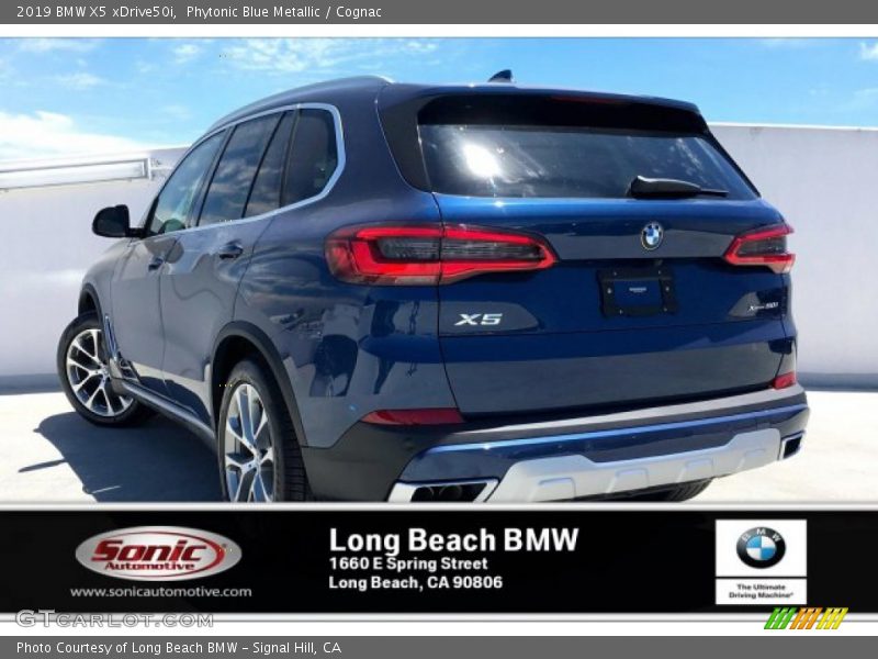 Phytonic Blue Metallic / Cognac 2019 BMW X5 xDrive50i