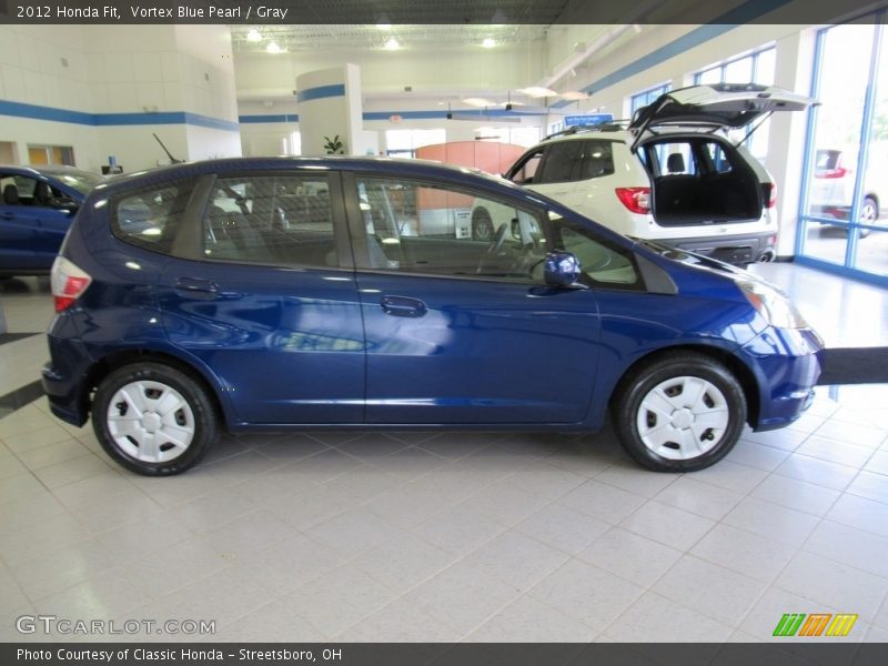 Vortex Blue Pearl / Gray 2012 Honda Fit