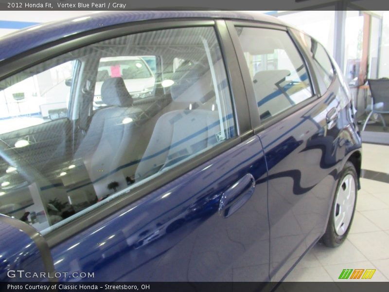 Vortex Blue Pearl / Gray 2012 Honda Fit