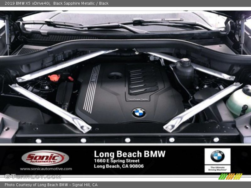 Black Sapphire Metallic / Black 2019 BMW X5 xDrive40i