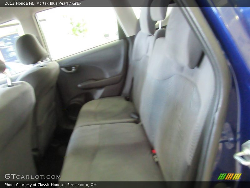 Vortex Blue Pearl / Gray 2012 Honda Fit