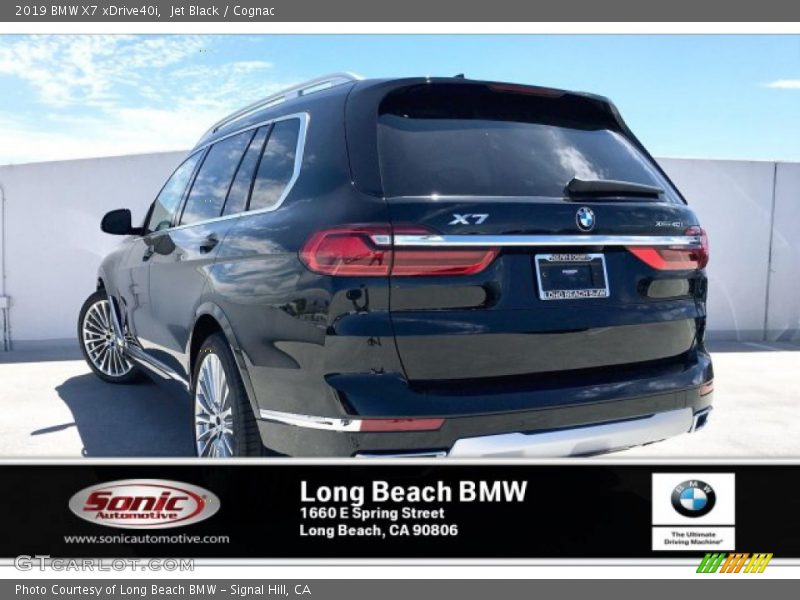 Jet Black / Cognac 2019 BMW X7 xDrive40i