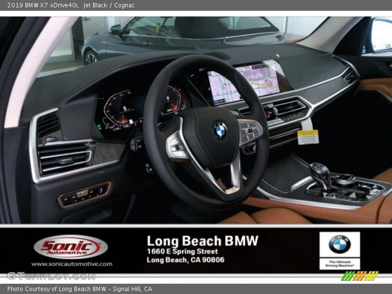 Jet Black / Cognac 2019 BMW X7 xDrive40i