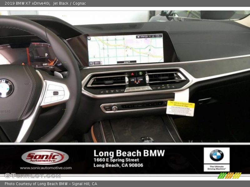 Jet Black / Cognac 2019 BMW X7 xDrive40i