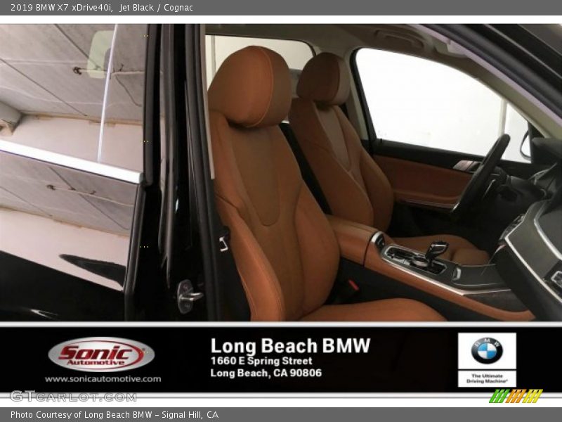 Jet Black / Cognac 2019 BMW X7 xDrive40i