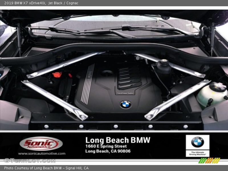 Jet Black / Cognac 2019 BMW X7 xDrive40i