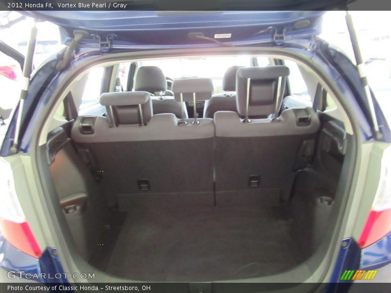 Vortex Blue Pearl / Gray 2012 Honda Fit