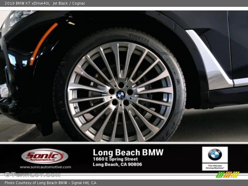 Jet Black / Cognac 2019 BMW X7 xDrive40i