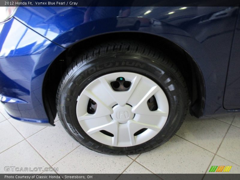 Vortex Blue Pearl / Gray 2012 Honda Fit