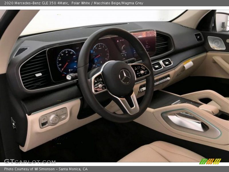 Polar White / Macchiato Beige/Magma Grey 2020 Mercedes-Benz GLE 350 4Matic