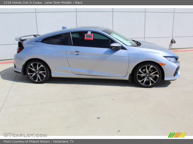 Lunar Silver Metallic / Black 2018 Honda Civic Si Coupe