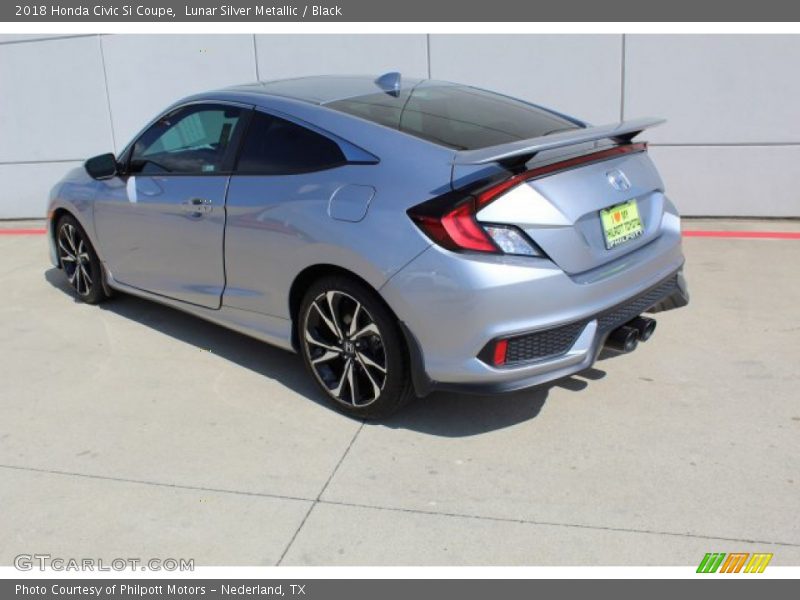 Lunar Silver Metallic / Black 2018 Honda Civic Si Coupe