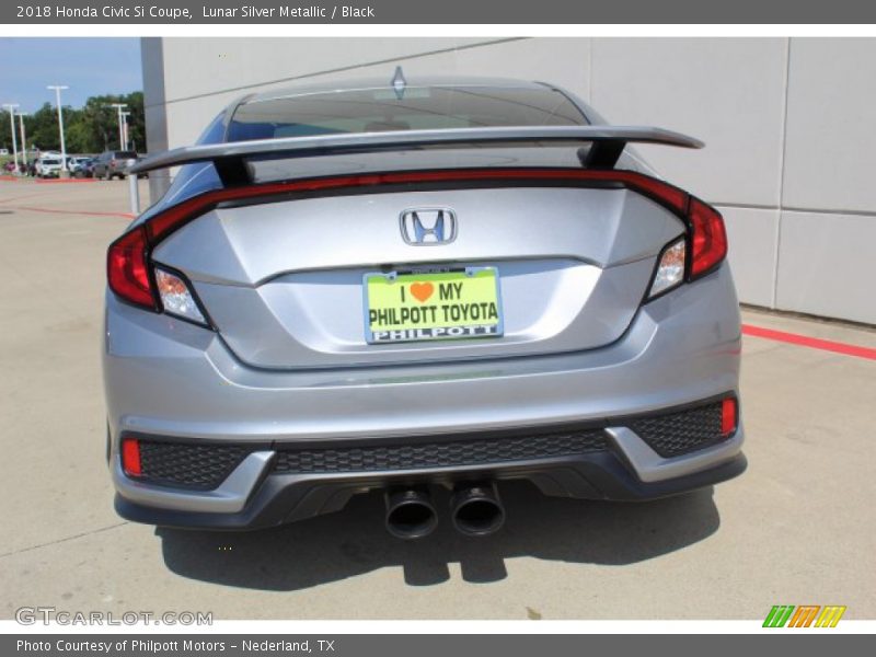 Lunar Silver Metallic / Black 2018 Honda Civic Si Coupe