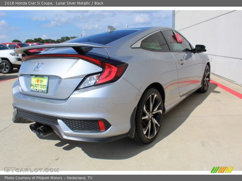 Lunar Silver Metallic / Black 2018 Honda Civic Si Coupe