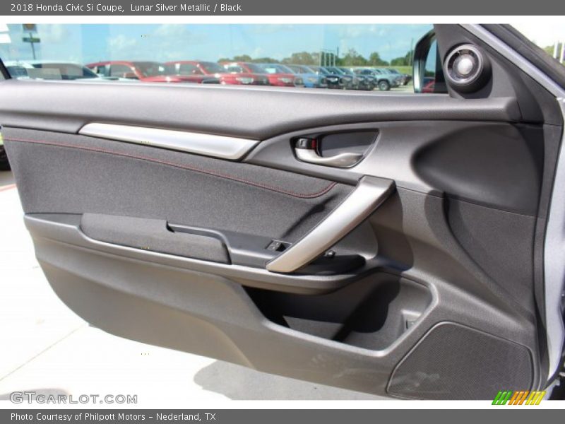 Lunar Silver Metallic / Black 2018 Honda Civic Si Coupe