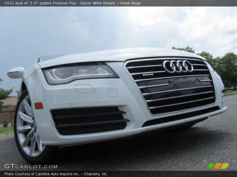 Glacier White Metallic / Velvet Beige 2013 Audi A7 3.0T quattro Premium Plus