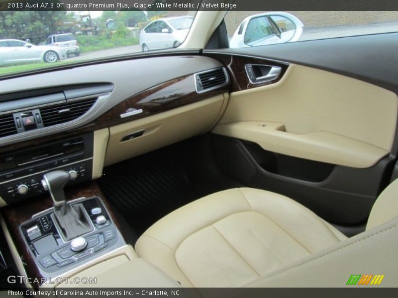 Glacier White Metallic / Velvet Beige 2013 Audi A7 3.0T quattro Premium Plus