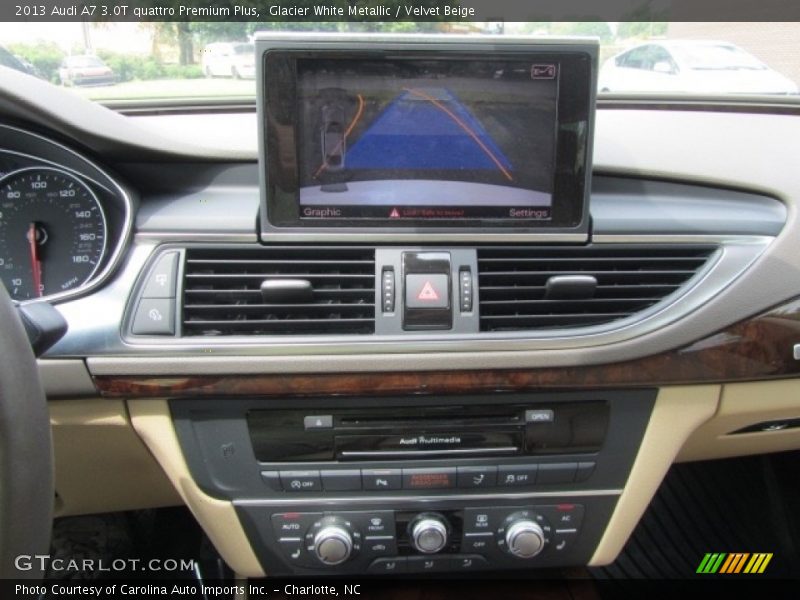 Glacier White Metallic / Velvet Beige 2013 Audi A7 3.0T quattro Premium Plus